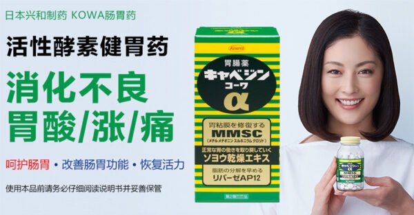 日本Kowa兴和制药健胃护肠调理胃肠药 300粒