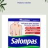 SALONPAS撒隆巴斯消炎镇痛贴 20片入