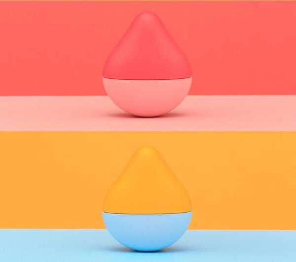 成人用品 日本TENGA典雅 IROHA MINI 水滴型无线防水振动按摩器 粉杏红梅