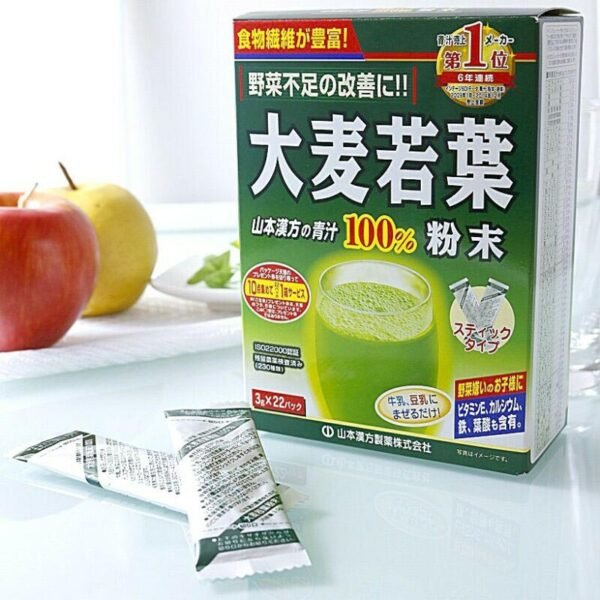 日本山本汉方大麦若叶青汁粉末 3g*22包