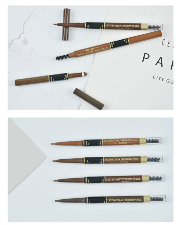 Japan K-PALETTE TATTOO eyebrow pencil, eyebrow powder, eyebrow brush, three-in-one #01 light brown
