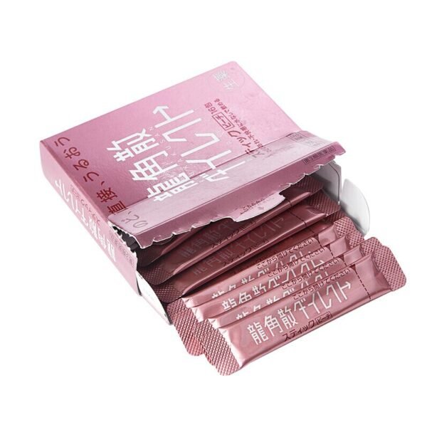 日本RYUKAKUSAN龙角散 润喉粉 蜜桃味 16包