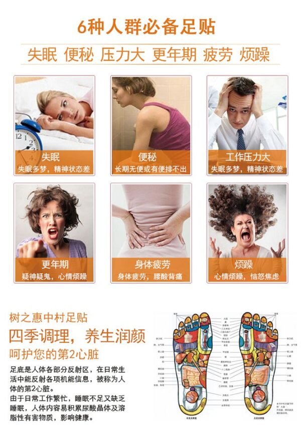 日本ASHIRIRA树之惠 天然树液除湿气美容足贴 西柚 30片装