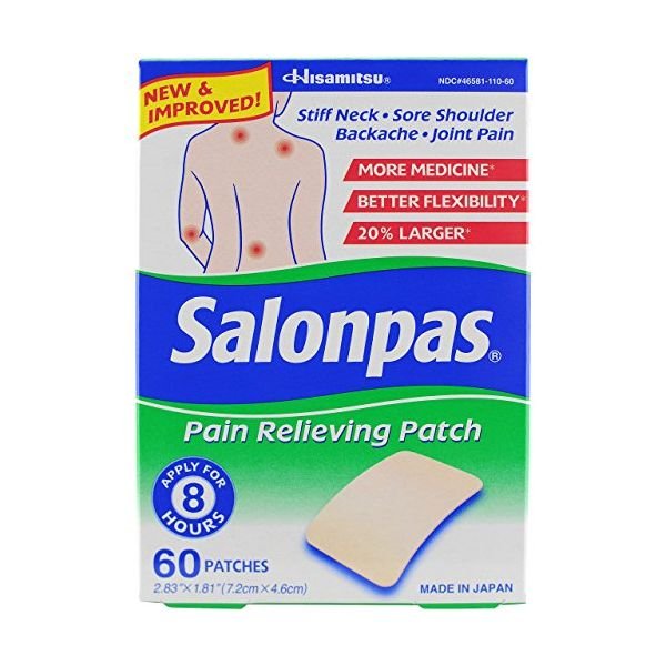 SALONPAS撒隆巴斯消炎镇痛贴 60片入