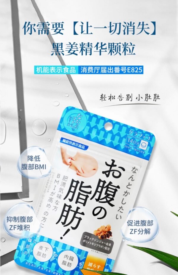 日本NakattaKotoni graphico减少腹部皮下脂肪和内脏脂肪酵素 28粒