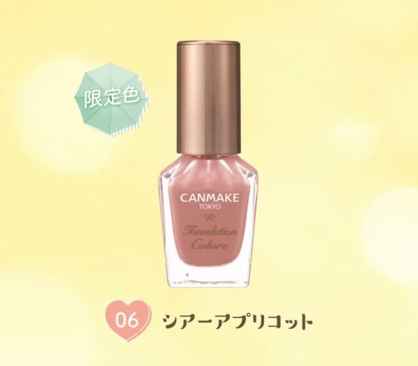 CANMAKE FOUNDATION COLORS 06 SHEER APRIC