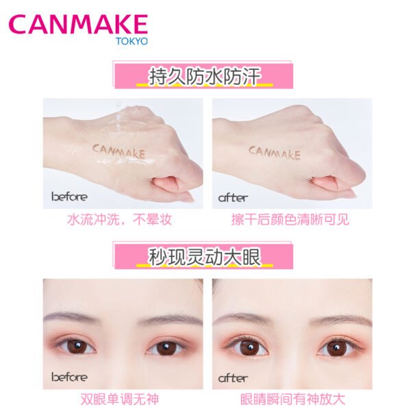 日本CANMAKE井田制药 持久全效眼线笔 01黑色