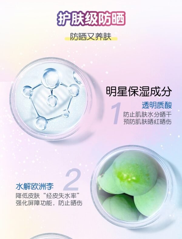 Japan ROHTO L敦 SKIN AQUA Transparent Limited Edition Sunscreen 80g Mint Green Modifying Redness