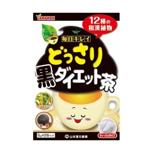 日本YAMAMOTO12种和汉植物黑减肥茶 5g*28包