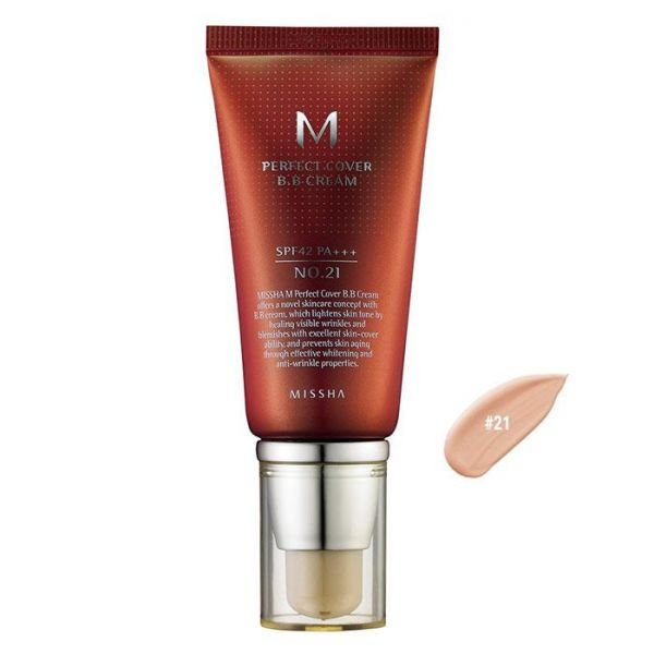 MISSHA Korea Big Red BB Cream Concealer Whitening Moisturizing SPF 42 PA+++ No.21 50ml
